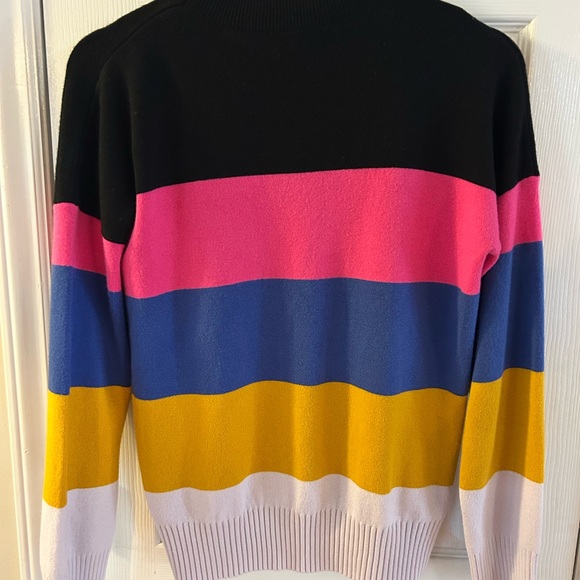 French Connection Color Block Striped Sweater Size Small Excellent Condition - Picture 1 of 4